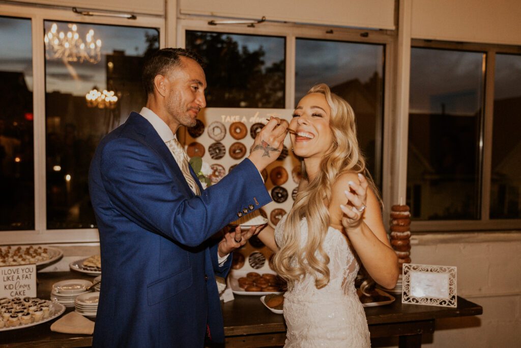 Wedding Couple at Arbor Loft Rochester NY